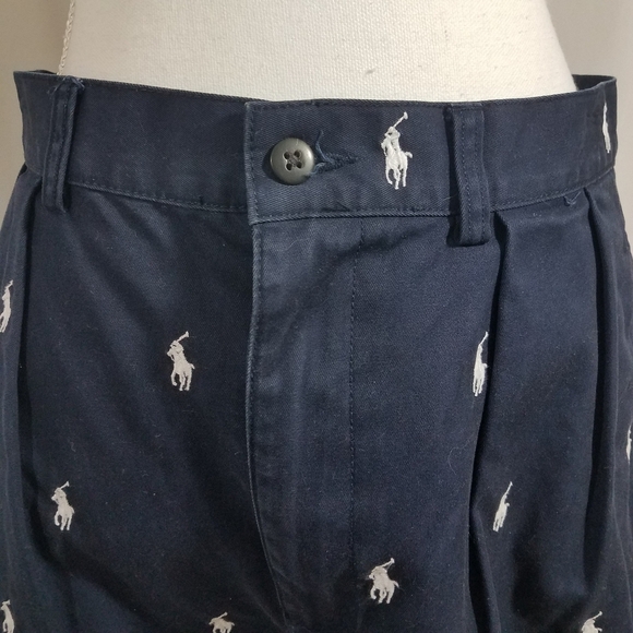 Polo by Ralph Lauren Tyler Shorts 31-9 Inseam All Over Pony Insignia - Picture 14 of 14